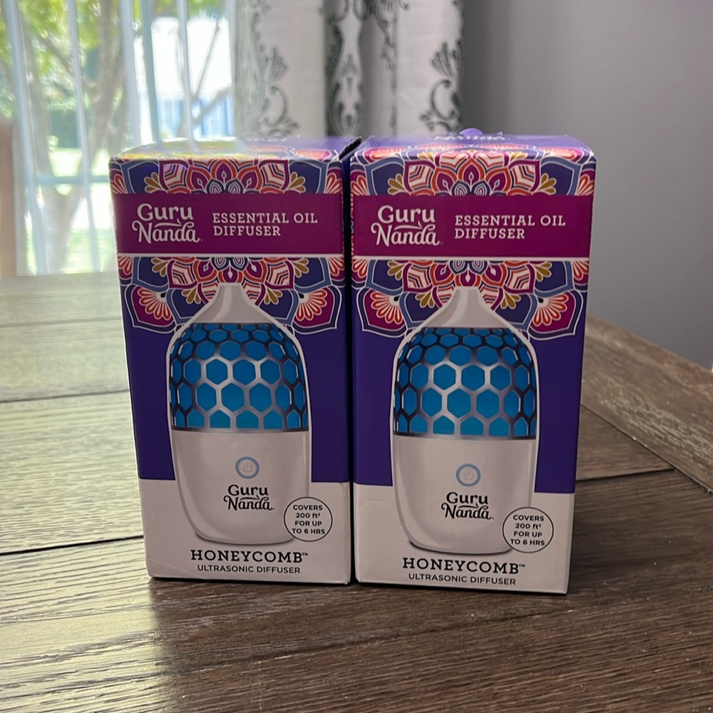 ❗️FINAL❗️ 🆕 BUNDLE of 2 Guru Nanda Ultrasonic Diffusers